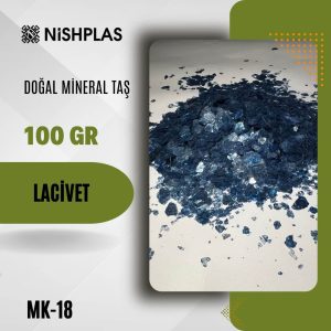Dekoratif Nishplas Doğal Mineral Taş -Lacivert – MK-18