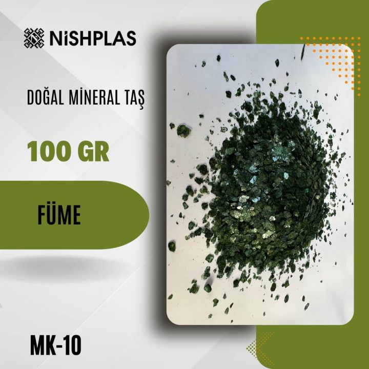 Dekoratif Nishplas Doğal Mineral Taş – Füme – MK-10